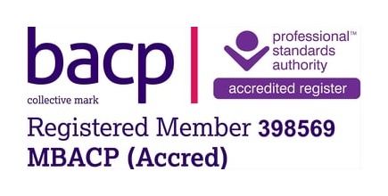 BACP Registered and Accredited Member logo